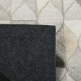thumbnail image 3 of SAFAVIEH Studio Leather Salima Geometric Area Rug, Grey/Ivory, 3' x 5', 3 of 6