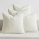 thumbnail image 1 of Fundas de almohada decorativas MIULEE, 46 x 46 cm, 4 unidades, color blanco, 1 of 6