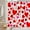 Red +, variant on Valentine''s Day Shower Curtain Pink and Red Sweet Heart Romantic Love Lover Couple Modern Fashion Festival Fabric Bathroom Decor Curtain with Hooks
