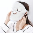 thumbnail image 3 of Mascarilla de toalla - Mascarilla de toalla facial reutilizable Toalla hidratante Rejuvenecimiento Belleza Cuidado de la piel Mascarilla Vaporizador facial frío y caliente​Toalla, para, 3 of 6