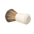 thumbnail image 3 of Brocha de afeitar para hombre, cerdas de nailon, regalo de cumpleaños, fácil de hacer espuma, profesional, resina Blanco, 3 of 9