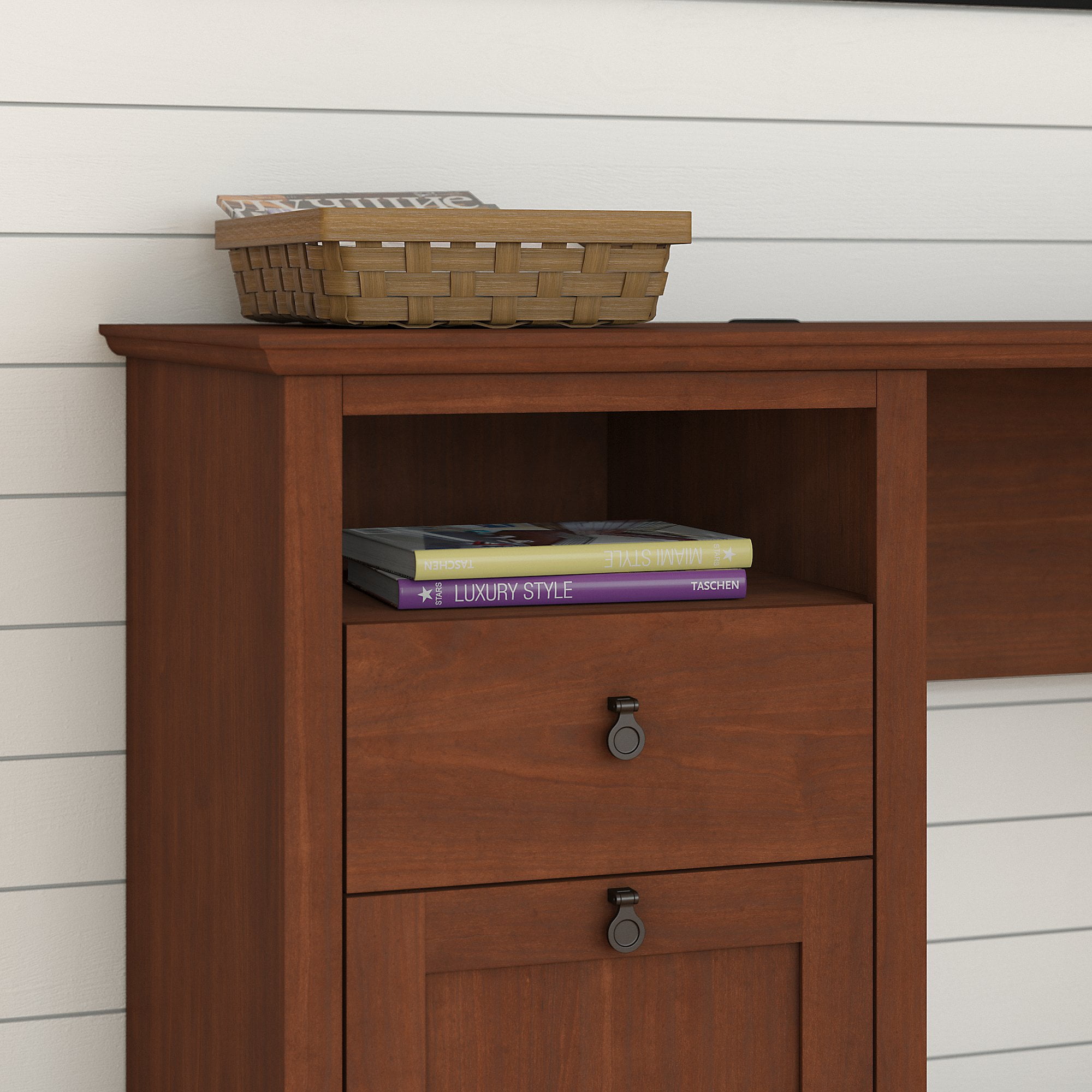 Bush Furniture Buena Vista 60w L Shaped Desk With Drawers In Bush Furniture Buena Vista 60w L Shaped Desk With Drawers In Multiple Colors Com