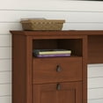 Bush Furniture Buena Vista 60W L Shaped Desk with Drawers in Multiple