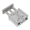 thumbnail image 2 of Pneumatic Cylinder, 40mm Stroke 3 Rod Dual Action Air Cylinder  For Replacement, 2 of 8