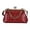 Wine Red, variant on SPEKSEE Women PU Leather Kiss Lock Shoulder Bag Shoulder Crossbody Bag Texture Crossbody Bag for Work Shopping Travel Daily Use
