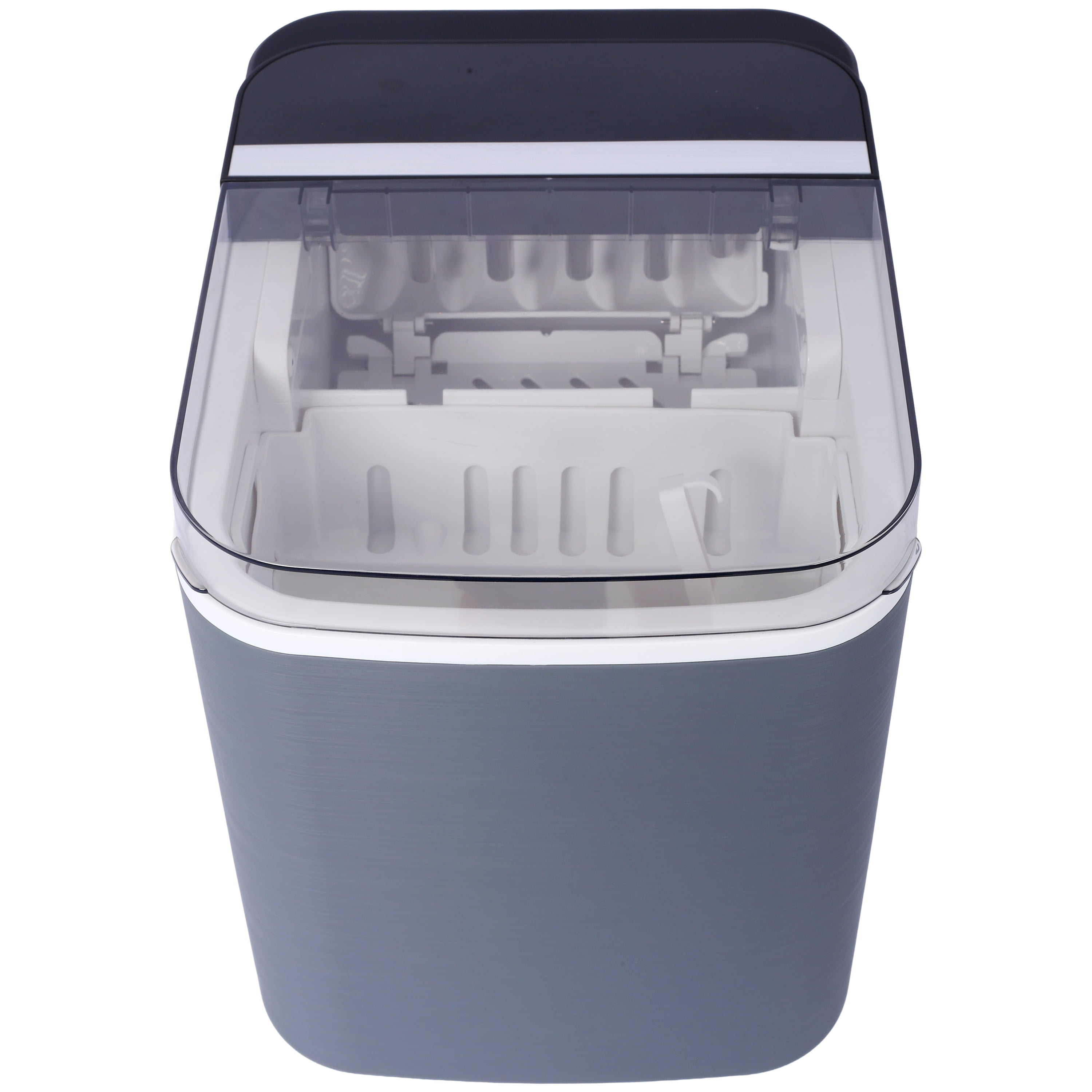 Ice Maker Countertop, Portable Ice Machine, Self-Cleaning Ice Makers with Basket and Scoop, 9 Cubes in 6 Mins, 26 lbs per Day, Ideal for Home, Kitchen,