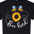 thumbnail image 4 of Inktastic Bee Kind Bees and Sunflower T-Shirt, 4 of 5