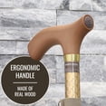 thumbnail image 3 of Bastón plegable Switch Sticks para mujer y hombre - Ajustable de 81 a 94 cm, ligero, con mango ergonómico de madera y punta de goma antideslizante. Soporta 120 kg. Bastones para mujer para mayor estab, 3 of 5