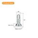 thumbnail image 2 of Tornillos autoperforantes Uxcell #8 x 1/2" en paquete de 100, tornillos de cabeza plana Phillips para metal a madera, 2 of 5