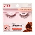 thumbnail image 3 of (2 pack) Kiss True Volume 100% Human Hair False Eyelashes, Style ‘Ritzy’ - 1 Pair Strip Lashes, 3 of 10
