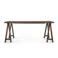thumbnail image 6 of Noble House Sadie Rubberwood Dining Set, Light Beige, Natural Walnut, 6 of 8