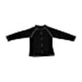 thumbnail image 3 of SwimZip Little Kids' Long Sleeve Zipper Rash Guard UPF 50+ Black, 3 of 9
