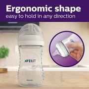 Philips Avent Natural Baby Bottle, Clear, 4oz, 3pk, SCF010/37