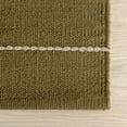 thumbnail image 2 of Rugs USA Nightwalk Striped Wool Area Rug, 7' 6" x 9' 6", Nightwalk Olive Green, 2 of 8