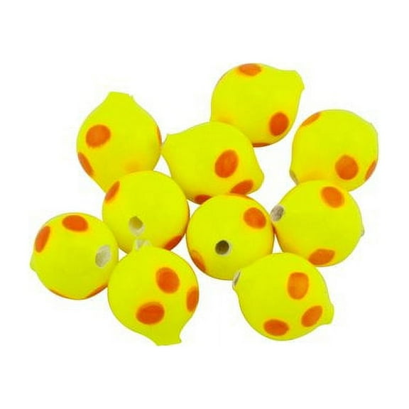 Yakima Bait Worden's Original Lil' Corky 5/16" Drift Bobbers, Clown, Size 12, 8 mm, 10 Count