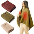 thumbnail image 2 of Primegos Electric Heating Blanket with Triple Temperature Control USB Charging Portable Detachable Washable Double-Sided Knitted Jacquard Heated Blanket for Home Office Travel, 2 of 8
