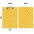 thumbnail image 3 of Plastic Clipboard Acrylic Hanging Clip Board with Gold Low Profile Office School Supplies 12.5x9 Grid Lines, 3 of 9