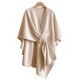 thumbnail image 1 of Guardurnaity Poncho versátil Decke, chal bifurcado, bufanda de color liso, tela cómoda, para todas las ocasiones, cálido y con un aspecto Accesorios de disfraces beige 160*110 cm, 1 of 6