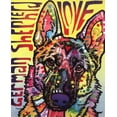 thumbnail image 2 of Dean Russo "German Shepherd Love" FRAMED Pop Art Dog Generic, 2 of 3