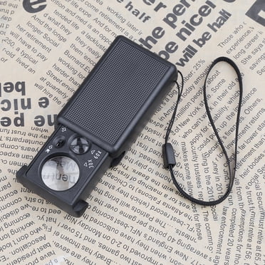 Sinyiin 30x 60x Multifunctional Magnifier LED Portable Magnifying Jeweler Microscope