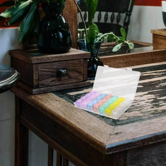 ULTNICE Jewelry Small Box Jewelry Display Storage Box Semi-transparent 1Pcs for Home Organization