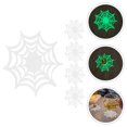 thumbnail image 4 of 5Pcs Luminous Coasters Heat Resistant Halloween Spider Web Drink Mat for Party, 4 of 7