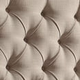 thumbnail image 2 of Weston Home Melford Wingback Tufted Linen Headboard, Full, Beige, 2 of 9