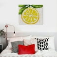 thumbnail image 5 of Orinice Lemon Leaves Fine Art Aesthetic Poster & Print Wall Painting for Classroom Kitchen Office Farmhouse Bathroom Room Decor Pictures Wall Art Painting Canvas Print Canvas Living Room, 5 of 6