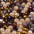 thumbnail image 3 of 60gs Glass Beads Faceted Rondelle Purple 6x5mm Hole: 1mm about 280pcs/60g, 3 of 4