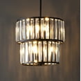 thumbnail image 4 of SAFAVIEH Crissa 6-Light Mid-century Black Metal Chandelier, 4 of 8