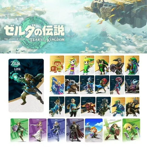 Tarjeta Amiibo Zelda 38 Piezas La Vida Bella Aliento del Reino Juego Props NFC