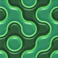 thumbnail image 1 of Ahgly Company Machine Washable Indoor Square Transitional Deep Emerald Green Area Rugs, 8' Square, 1 of 7
