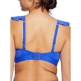 thumbnail image 2 of Women's Pour Moi 18102 Space Frill Hidden Underwire Convertible Swim Top (Ultramarine 34FF), 2 of 2