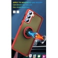 thumbnail image 6 of is Specially Designed for Samsung Galaxy S21 Anti-Scratches,Anti-Fingerprint, Built-in 360° Rotating Ring Bracket Solid and Durable Magnetic car Phone case, Suitable for 6.2inches Women-Red, 6 of 6