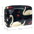 thumbnail image 5 of Swan PVCCosmetic Storage Bag with Zipper - Large Capacity Makeup Organizer and Storage Bag for Ladies and Girls - Printed Design Makeup Bags - Small Toiletry Bag for Men, 5 of 6