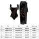 thumbnail image 3 of Traje De Baño Damas Traje de baño Mujer Playa Atlético Moda con vestido para accesorios femeninos (manchas S) Negro 2pcs Sywqhk Para Estrenar, 3 of 3