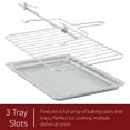 thumbnail image 4 of MegaChef 30 Quart Digital French Door Multi-Function Electric Convection Toaster Oven with Rotisserie Set, 4 of 8