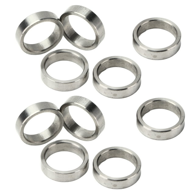 Rondelles en Acier Inoxydable, Ensemble de 10 Pcs Entretoise de Rondelle Rondelles Métalliques 15mm OD 12mm ID Accessoire Matériel Kit