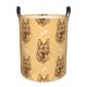 thumbnail image 1 of Balery German Shepherd Dog Cesta de ropa redonda con asas, impermeable, independiente, para ropa, juguetes, dormitorio y familia-Medium, 1 of 6