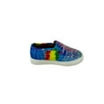thumbnail image 3 of Toddler/Baby Girls Rhinestone Flat Slip On Sneakers, Blue Tie Dye, 7 Toddler, 3 of 3