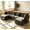 Gray, variant on EHANCIS Loveseat Sofa in Navy Blue, Modern Upholstered Love Seat Couches, 4 Pillows, Large Size Deep Seat Loveseat, Premium Chenille Sofa, 2 Seat Couch Comfy Couch for Living Room