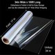 thumbnail image 3 of 100Ft Clear Cellophane Wrap Roll 34In X 100Ft Extra Wide Clear Wrapping Paper, parent Thicker Cl, 3 of 5