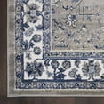 thumbnail image 4 of Nourison Cyrus Persian Vintage Ivory/Navy 2'6" x 4' Area Rug, (3' x 4'), 4 of 7