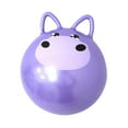 thumbnail image 3 of ZLight Jumping Ball Cartoon with Handle Exercise 42cm Sports white Hopping Cute Ball Ball violet 42x46cm, 3 of 6