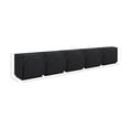 thumbnail image 3 of Meridian Furniture Navona Black Oak Veneer Sideboard/Buffet, 3 of 10