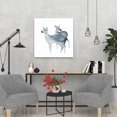 thumbnail image 2 of Faons Bleus - Toile 24"x24 Pouces - Impression sur Demande, 2 of 5