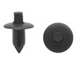 thumbnail image 1 of 100pcs 7mm Agujero 11mm Grapas Guardabarros de Coche Remaches de Presión Plástico Negro, 1 of 1