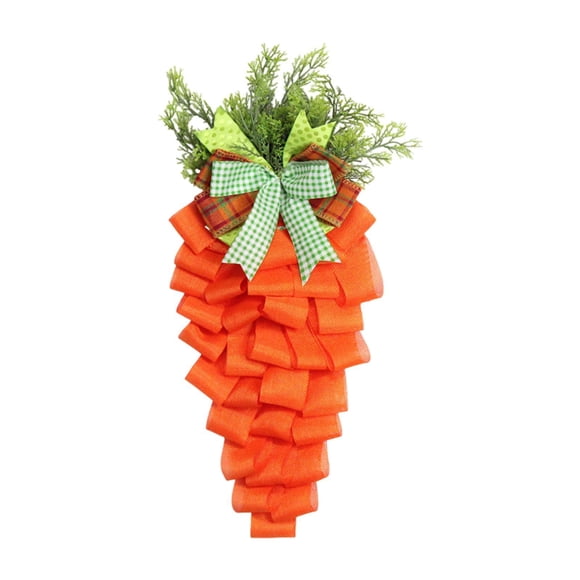 Guirnalda de zanahorias de Pascua, decoración del hogar, manualidades DIY, guirnalda Artificial con forma de lágrima para ventana, fiesta de boda,