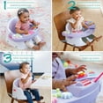thumbnail image 4 of Infantino Music & Lights 3-in-1 Discovery Seat and Booster, 4-48 Months Unisex, Lavender, 4 of 16