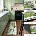 thumbnail image 4 of Happy Easter Truck Kitchen Rugs Set 2 Pieces Non Slip Kitchen Floor Rug and Mat Waterproof Kitchen Runner Rug Standing Area Mat for Holiday Bedroom Decor 17"x47"+17"x30", 4 of 6